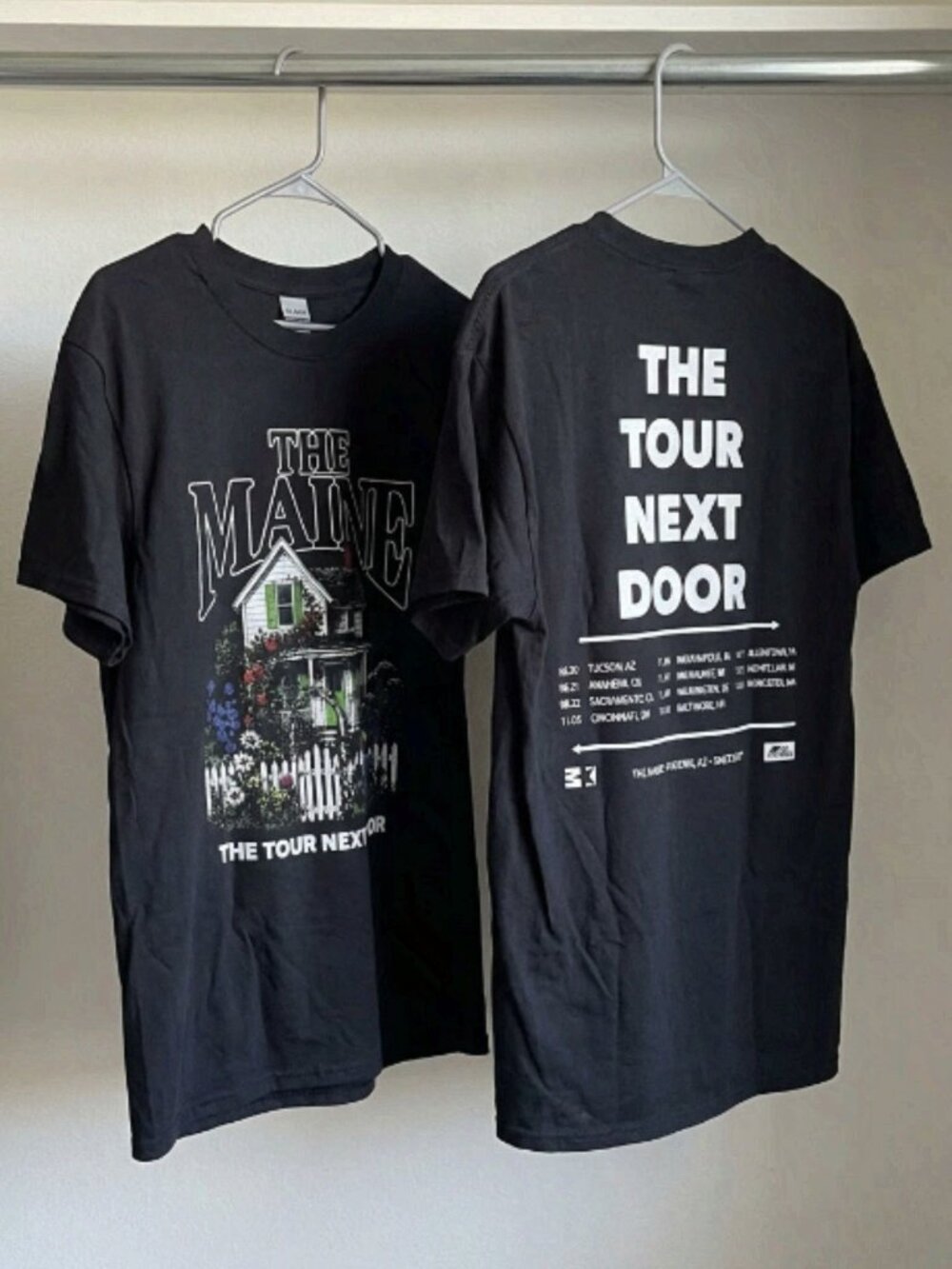 The Maine The Tour Next Door 2026 Tour T-shirt Reprint